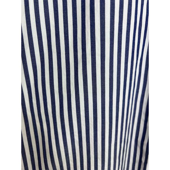 Austin Reed Vintage Blue White Pinpoint Oxford Dress Shirt 16.5 35 - Picture 3 of 5